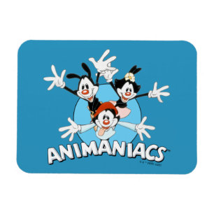Animaniacs Warner Syskon Arm Wide Graphic Magnet