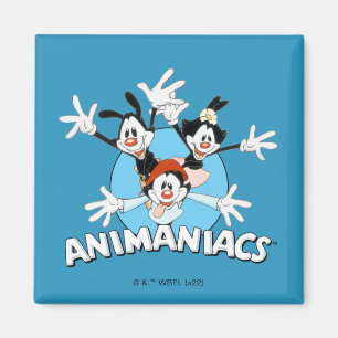 Animaniacs Warner Syskon Arm Wide Graphic Magnet