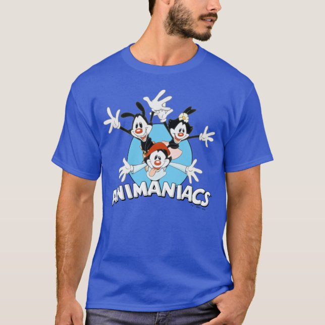 Animaniacs | Warner Syskon Arm Wide Graphic T Shirt (Framsida)