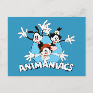 Animaniacs Warner syskon Arms Wide Graphic Vykort