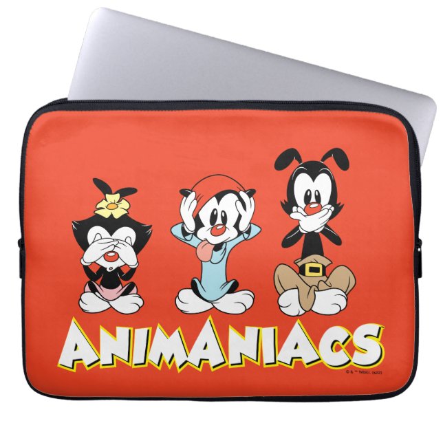 Animaniacs | Warner Syskon "No Evil" Graphic Laptop Fodral (Framsidan)