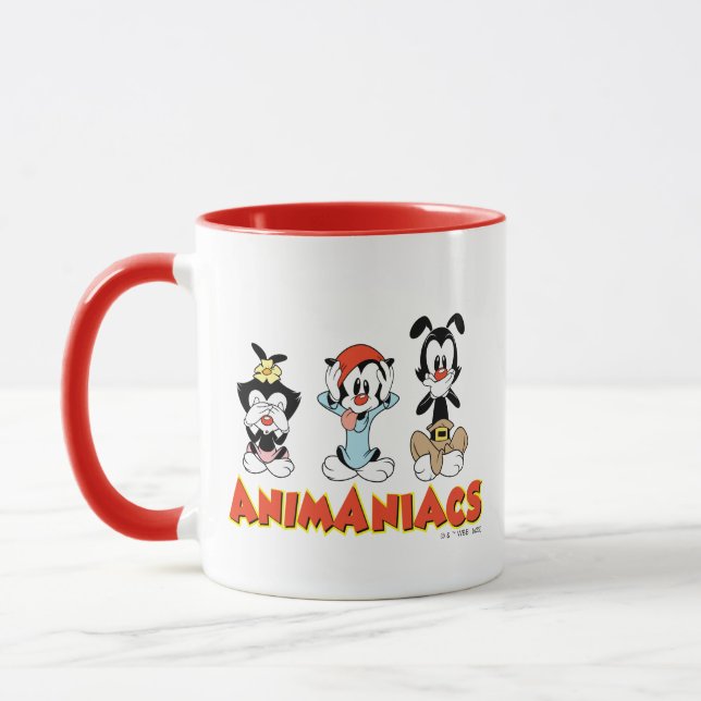 Animaniacs | Warner Syskon "No Evil" Graphic Mugg (Vänster)