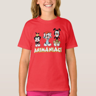 Animaniacs Warner Syskon "No Evil" Graphic T Shirt