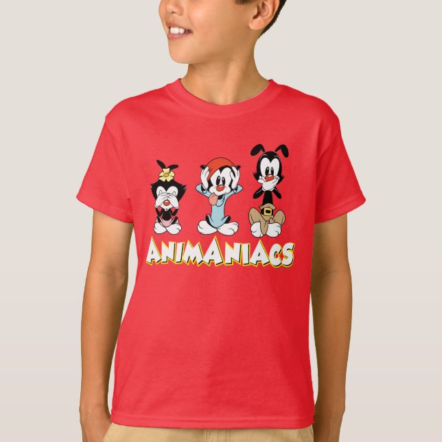 Animaniacs | Warner Syskon "No Evil" Graphic T Shirt (Framsida)
