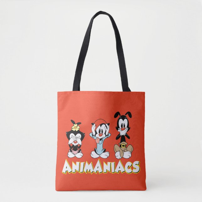 Animaniacs | Warner Syskon "No Evil" Graphic Tygkasse (Framsida)