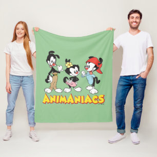 Animaniacs   Yakko, Dot och Wakko Stående Fleecefilt