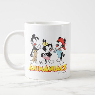 Animaniacs Yakko, Dot och Wakko Stående Jumbo Mugg