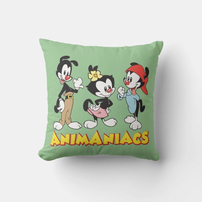 Animaniacs | Yakko, Dot och Wakko Stående Kudde (Framsida)
