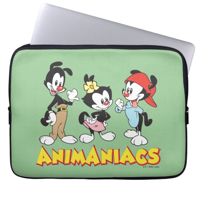 Animaniacs | Yakko, Dot och Wakko Stående Laptop Fodral (Framsidan)