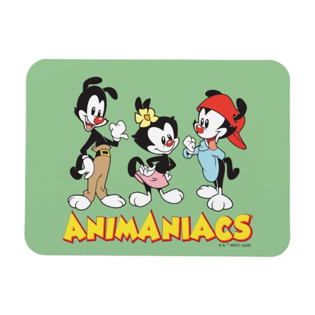 Animaniacs | Yakko, Dot och Wakko Stående Magnet (Horisontell)