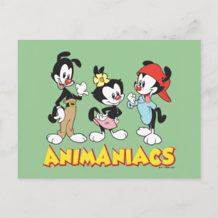Animaniacs   Yakko, Dot och Wakko Stående Vykort