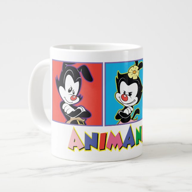 Animaniacs | Yakko, Dot, & Wakko Panel Graphic Jumbo Mugg (Framsida vänster)