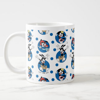 Animaniacs | Yakko, Wakko och Dot Circle Mönster Jumbo Mugg