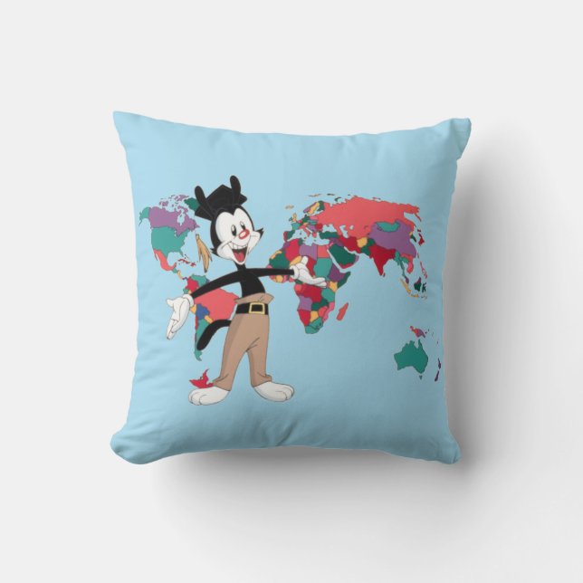 Animaniacs | Yakkos världsbild Kudde (Framsida)