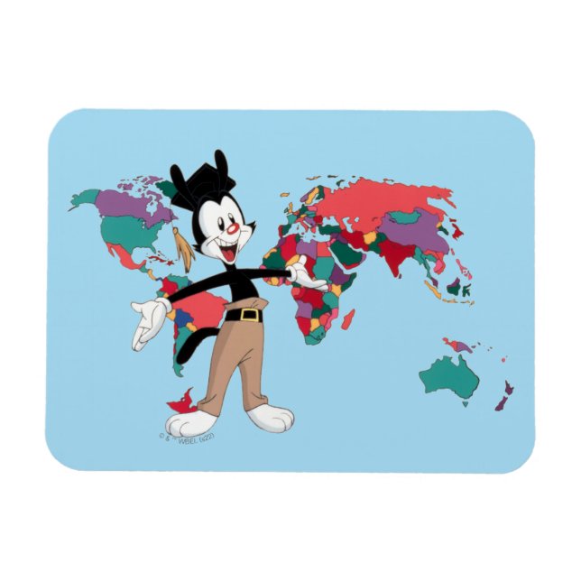 Animaniacs | Yakkos världsbild Magnet (Horisontell)