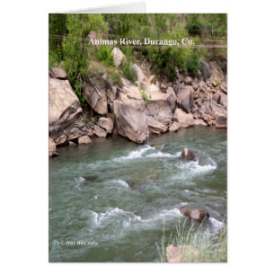 Animas River Rapids Hälsningskort