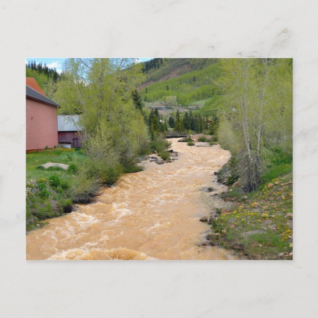 Animas River, Silverton, Colorado Vykort (Framsida)