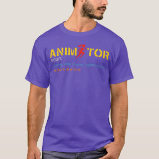 Animation Animatör En Innekrok som flyttar pojke T Shirt