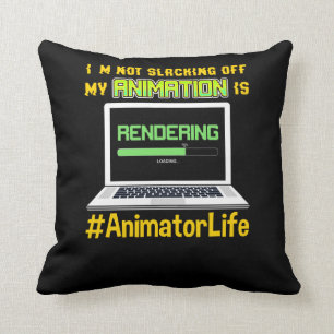 Animator Renderar programmeraranimering Kudde