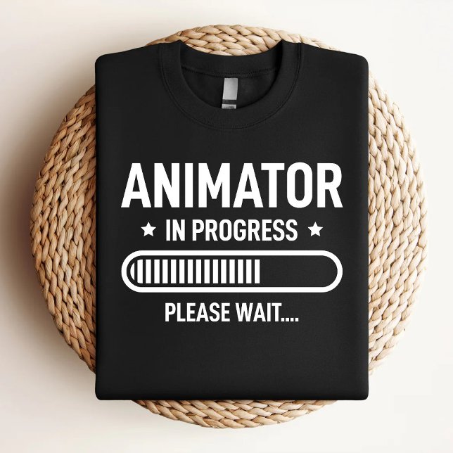 Animator under arbete för framtida animering t shirt (Skapare uppladdad)