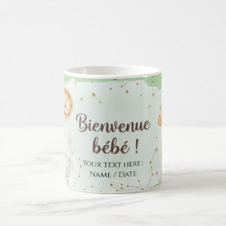 Animaux de la Savane Aquarelle - Bienvenue Bébé Kaffemugg