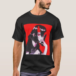 Anime Aesthetic Gothic Demon Girl Kawaii Waifu T-S T Shirt