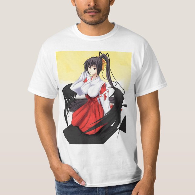 Anime Akeno Himejima T Shirt (Framsida)
