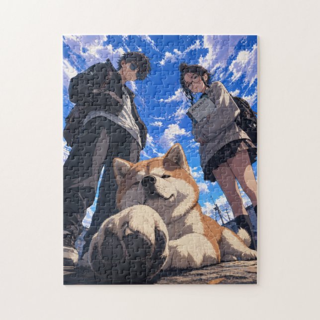 Anime Akita Pussel (Vertikal)