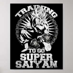 Anime Älskare Bodybuilding der Funny Workout Fitne Poster