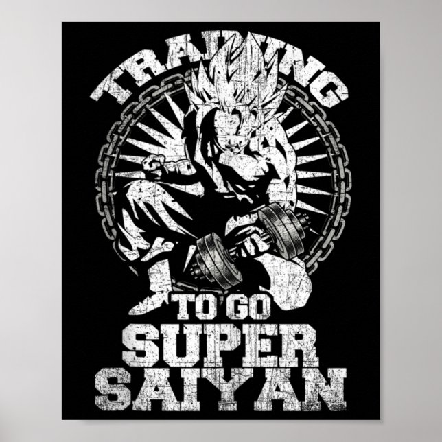 Anime Älskare Bodybuilding der Funny Workout Fitne Poster (Framsidan)