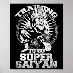 Anime Älskare Bodybuilding der Funny Workout Fitne Poster