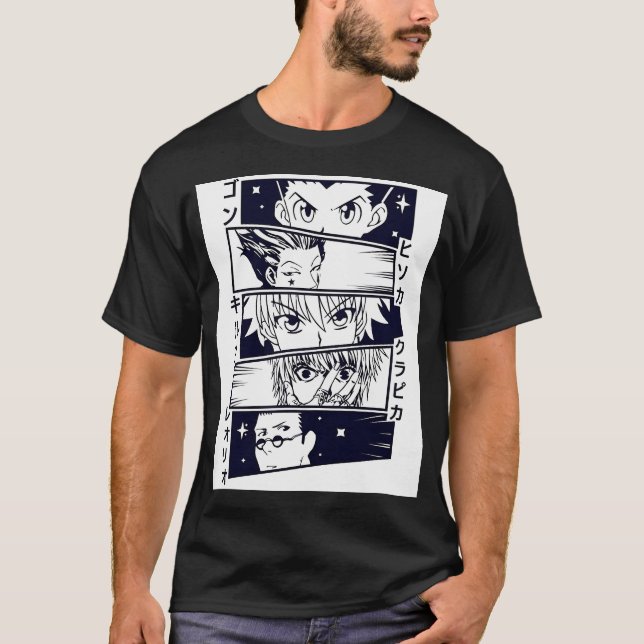 Anime Ansikte T Shirt (Framsida)