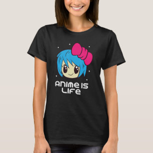Anime är levande japanska djur i Kärlek T Shirt