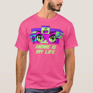 Anime är livet Manga Introvert Japansk Animation f T Shirt