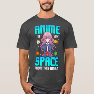 Anime är mitt område från World Geek Girls Kawai T Shirt