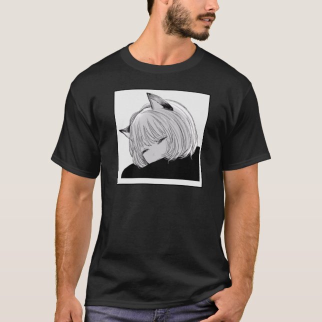 Anime art2433png2433 t shirt (Framsida)