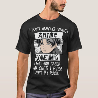 Anime Art För manar kvinnor Tonåring flickor Anime T Shirt