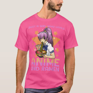 Anime Art for Women Tonåring Girls Anime Merch Ram T Shirt