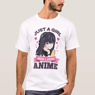 Anime Art for Women Tonåring Girls Manar Anime Mer T Shirt