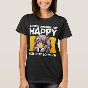 Anime Art for Women Tonåring Girls Manar Anime Mer T Shirt