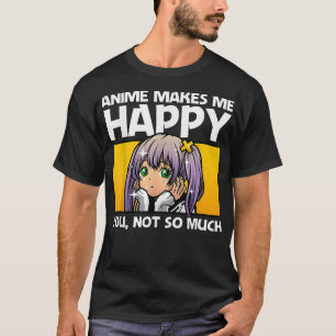 Anime Art for Women Tonåring Girls Manar Anime Mer T Shirt