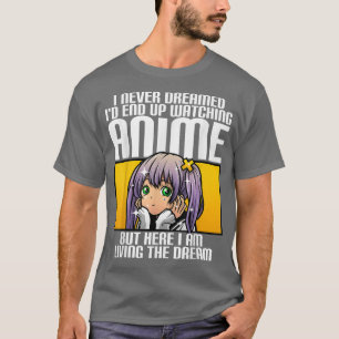 Anime Art for Women Tonåring Girls Manar Anime Mer T Shirt