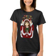 Anime Art Tee, Gift for Manga Älskare