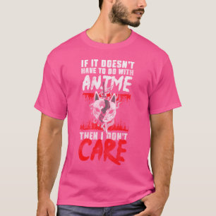 Anime asiatisk tjej retro t shirt
