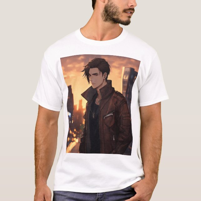 "Anime Attitude Vibes T-Shirt (Framsida)