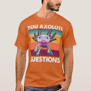 Anime Axolotl Waifu Som Älskar Anime Ramen Och Ski T Shirt