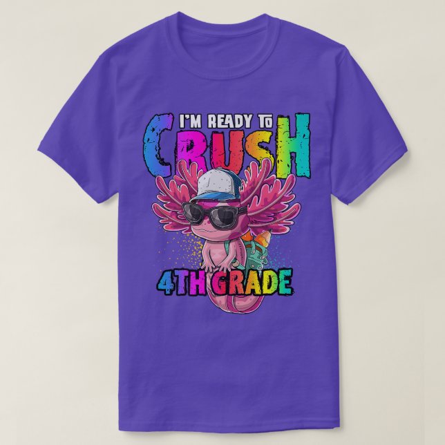 Anime Axolotl Waifu som Kärlek Anime Ramen och Ske T Shirt (Design framsida)