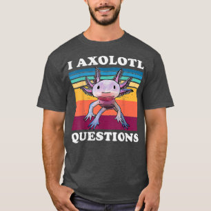 Anime Axolotl Waifu som Kärlek Anime Ramen och Ske T Shirt