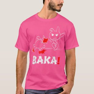 Anime Baka Japanska Manga Funny Graphic Cute Rabbi T Shirt