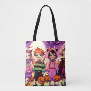 Anime Barn Halloween Tygkasse